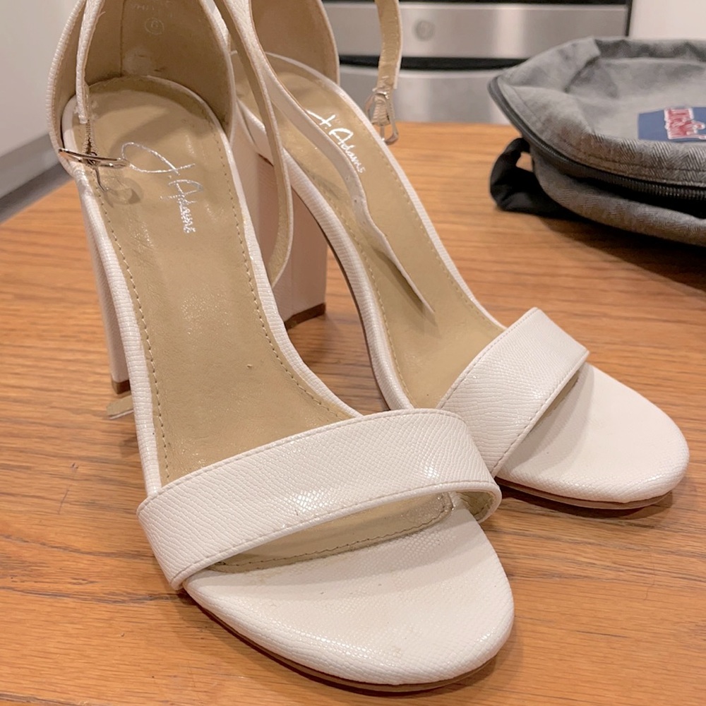 White 4 Inch Heels!
